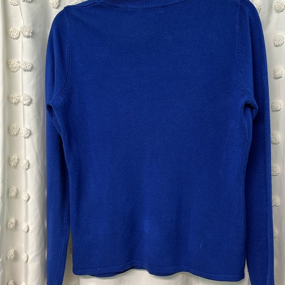 Women’s mock turtle neck , studded zipper neck , SZ Med - Picture 4 of 4